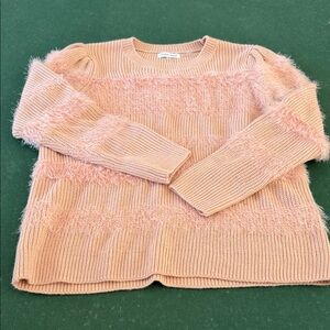 Cat & Jack Women's‎ Blush Textured Sweater.  CAJA # 3